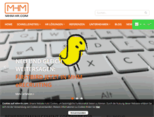 Tablet Screenshot of mhm-hr.com